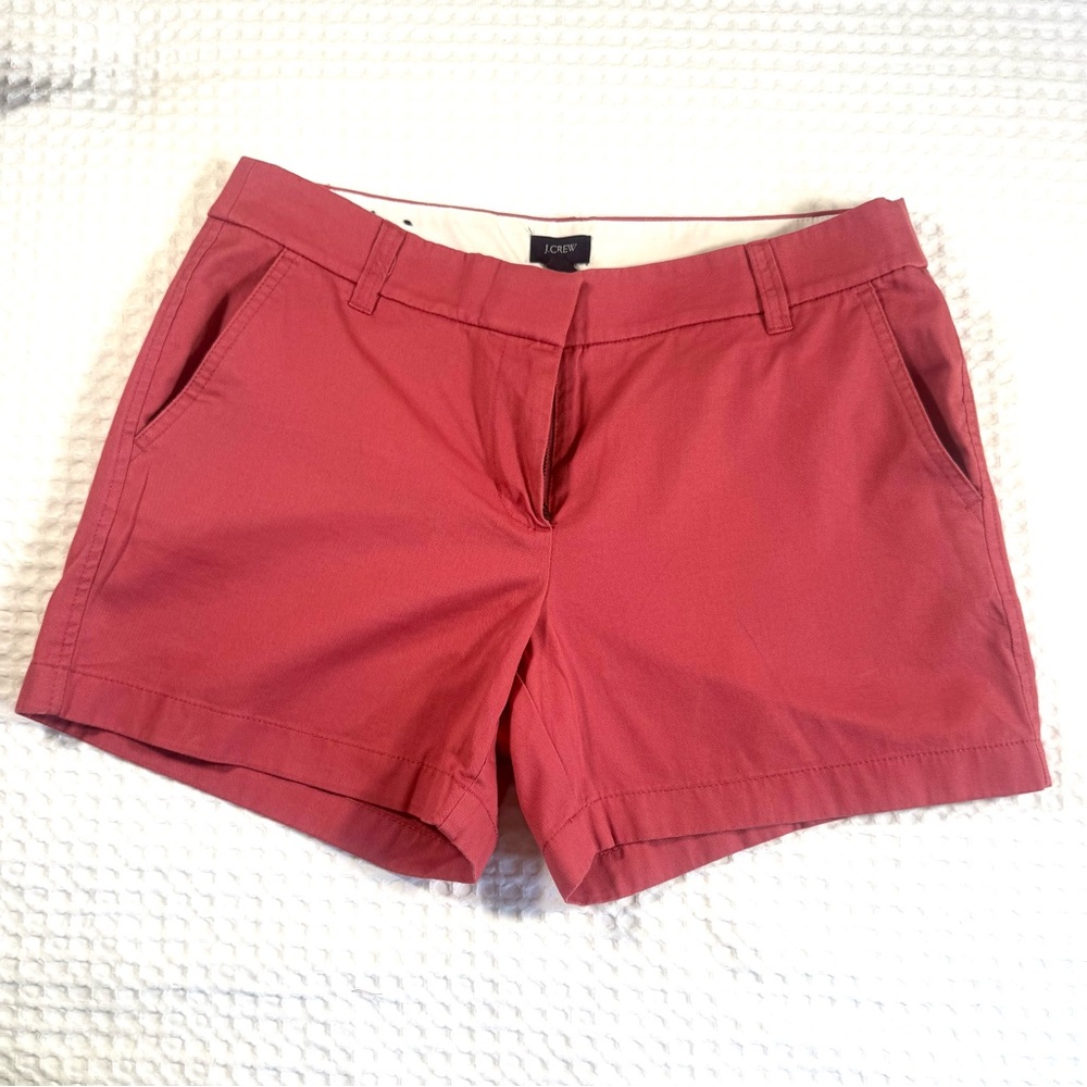 J. Crew Pink Women's Size 8 Shorts with 5” inseam